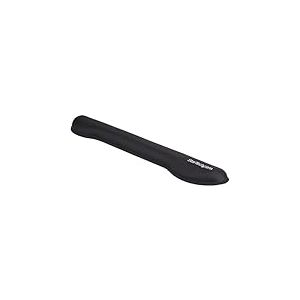 StarTech.com Repose-Poignet en Mousse pour Clavier Ergonomique - Coussin rembourré antidérapant pour Clavier d'ordinateur Portable ou de Bureau - Repose-Main et accoudoir en Nylon Doux Noir (WRSTRST)
