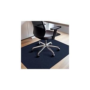 COSYLAND Tapis Chaise de Bureau 2.0, 90 X 120cm Tapis de Sol Bureau, Antidérapant Tapis Protection Sol Chaise Bureau, Protège Parquet Chaise roulettes pour Sols Durs, Tapis Fauteuil Bureau,Bleu Roi