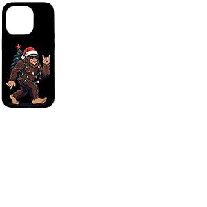 P&egrave;re No&euml;l Bigfoot - Lumi&egrave;res Amusantes pour Sapin de No&euml;l Coque pour iPhone 15 Pro