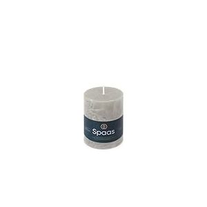 Spaas Bougie Pilier Rustique 70/95 mm 35h - gris clair