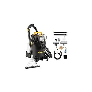 Vacmaster VK1330PWR Aspirateur Eau et Poussière,3-en-1 Nettoyeur Multi-surfaces pour Tapis Moquettes Tissus d'ameublement Escaliers et Voiture,Nettoyeurs tapis et moquettes 1300W 30L