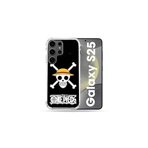 Cokitec Coque Renforc&eacute;e pour Samsung Galaxy S25 Manga One Piece Tete de Mort