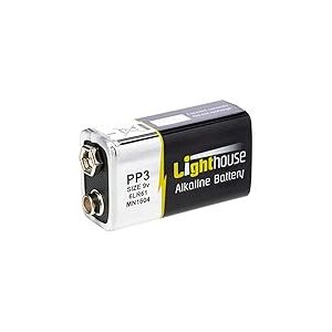 Lighthouse Alkaline Batteries LR61 9 V 1100 mAh Pack de 1 of 1