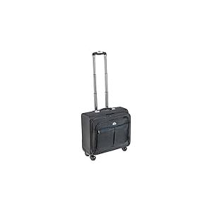 PEDEA Valise à roulettes professionnelle "Premium Plus" Valise à roulettes pour ordinateur portable jusqu’à 17,3 pouces (43,9 cm) avec compartiment pour nécessaire de voyage, noir
