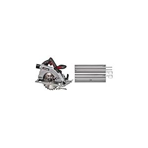 Einhell Scie circulaire portative sans fil TE-CS 18/190 Li BL-Solo Power X-Change (moteur sans charbon, r&eacute;glage sans outil,vendue sans batterie ni chargeur) Livr&eacute; avec Rail de Guidage 100cm