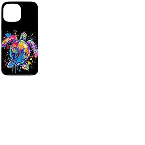 Tortue aux Couleurs Vives Coque pour iPhone 13 Pro Max