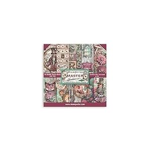 Stamperia - Scrapbook Paper Pad for Scrapbooking, Albums, Card Making, Bullet Journalling and More, Acid Free, Double-Sided, Perfect for Hobbies, Crafts, and Gifting (Master of Magic) (20.3 x 20.3cm)