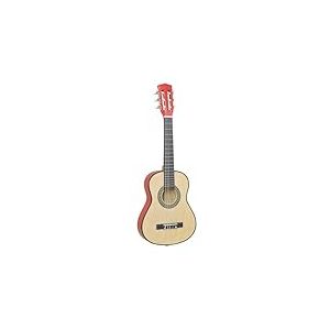 WS - Guitare Classique - Instrument de Musique - 620612 - Bois - Naturel - 92 cm - Médiator - Sangle - Stikers - Cordes Acier - Cordes Nylon - Débutant - Intermédiaire - Découverte Musicale