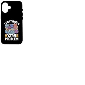 Panier à fil coloré avec aiguilles à tricoter Coque pour iPhone 16