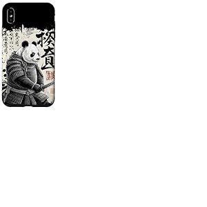Panda Samouraï Art Calligraphie Japonaise 武士パンダ Culture Coque pour iPhone XS Max