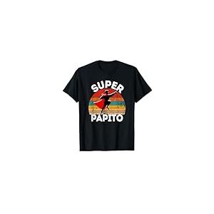 Super Papito Espagnole Papa Drôle Héros Avec Cape T-Shirt
