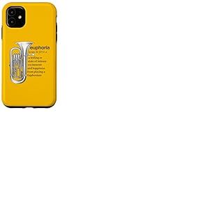 Fier Joueur de Euphonium Humour Dr&ocirc;le pour Fiert&eacute; Brass Band Coque pour iPhone 11