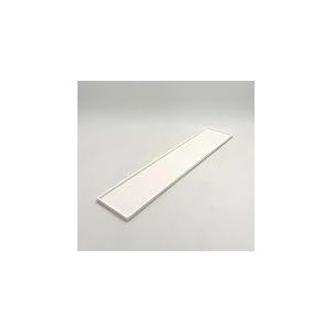 ABEL DESIGN, Plateau à pâtisserie 60 x 10 x 1 cm, présentoir pour gâteaux et Doigts Alimentaires, Plateau à Desserts, polyuréthane, Couleur Blanche, fabriqué en Italie