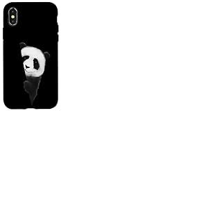 Tableau d'art Mignon Panda stylis&eacute; Ourson Panda Coque pour iPhone X/XS