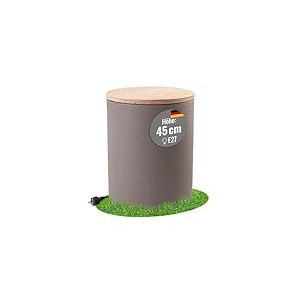 8 seasons design 22059W Lampe de Jardin, Polyéthylène, Taupe