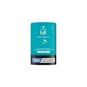 Schwarzkopf - Taft - Gel Tube Coiffant - Gel Effet Mouillé - Brillance Intense - Fixation Normale - Doux sur les cheveux - Tenue longue durée - Sans Effet Collant - Formule Provitamine B5-300 ml