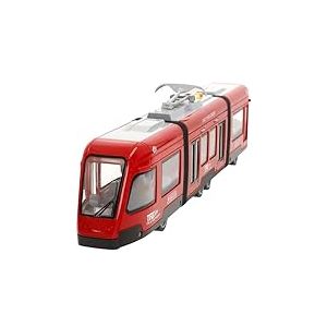 COLORBABY Speed & Go Train de Jouet, Rouge, &eacute;chelle 1:16, 44 cm, Portes battantes, lumi&egrave;res et Sons, syst&egrave;me de Friction, Tramway Urbain, Jouets pour Enfants 3 Ans (49809)