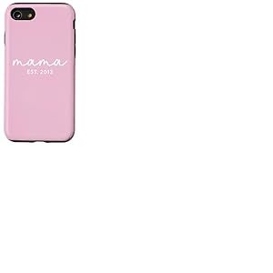 Mama Est 2012 Personnalis&eacute; Maman F&ecirc;te des M&egrave;res Personnalis&eacute; Coque pour iPhone SE (2020) / 7/8