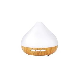 Grundig Diffuseur Huiles Essentielles 300ml - Humidificateur d'air &Eacute;lectrique avec LED et Minuterie - Diffuseur pour Huiles Essentielles sans Fil - Blanc