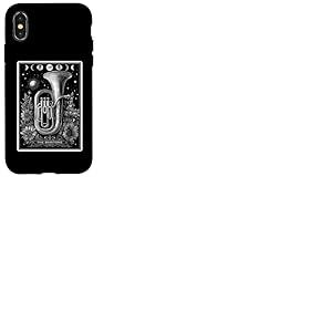 The Baryton Carte Euphonium Tarot Lune sorci&egrave;re Coque pour iPhone X/XS