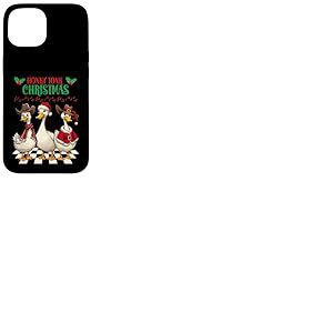 Honky Tonk Motif de Noël Cowboy Goose Holiday Coque pour iPhone 15