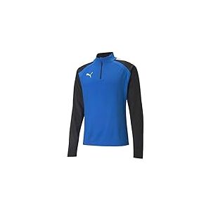 PUMA TeamLIGA 1/4 Zip Top, Bleu &eacute;lectrique, L Homme