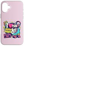 Costume de f&ecirc;te &laquo; I Love The 80s &raquo; pour Femme et Fille Coque pour iPhone 16 Plus