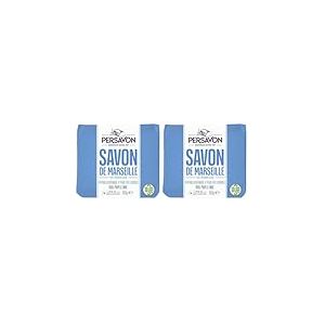 Persavon - Douceur Savon Marseille 0%, Test&eacute; dermatologiquement, Sans Parfum, Origine Naturelle - 300 gr (Lot de 2)