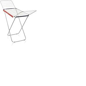 Leifheit Séchoir sur pied Classic Siena 200 Easy Aluminium, étendoir à linge pour intérieur & extérieur, sèche linge ultra-léger, longueur d'étendage 20 m, un accessoire