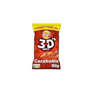 Lay's 3D's Cacahu&egrave;te Format Familial 150 g