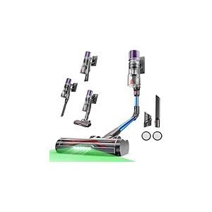 Proscenic P16 Aspirateur Balai sans Fil, 50KPa 65 Mins 550W Aspirateur sans Fil Hyper-Puissant, Tube Pliable,Technologie GreenEye,Brosse Anti-Emmêlement,pour Tapis, Poils Animaux, Sol Dur et Voiture