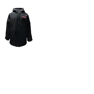 REDSKINS Junior Parka Polaire Manteau Thermique Vêtement Chaud Doudoune Impermeable Veste Enfant Garçon Fille Modèle 2023B Noir Taille 16 Ans