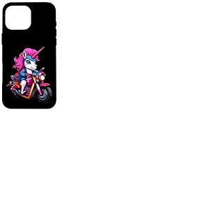 Licorne Motard/Moto Licorne Coque pour iPhone 16 Pro Max