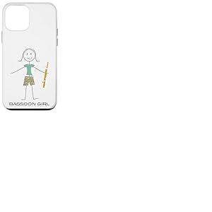 Funny Women Basson Girl Bassoonist Basson Player Coque pour iPhone 12 Mini