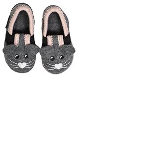 Beck Fille Minnie Chaussons Bas, Gris, 30 EU