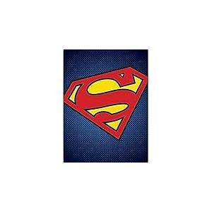 DC Comics Superman Symbol Toile Imprimée, Multicolore, 60 x 80 cm