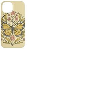 Monarque Papillon Mandala Boho Nature Insecte Art Coque pour iPhone 14