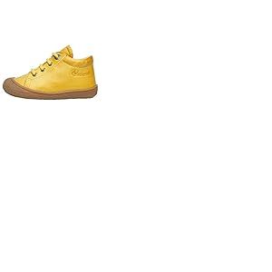 Naturino Chaussures Premiers Pas en Cuir, Jaune 21