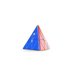 GAN Cube Triangle Magn&eacute;tique 36 Aimants, Cube Pyramide sans Autocollants, Speed Magic Cube Pyraminx avec IPG Magn&eacute;tique/GES+/Poids L&eacute;ger, Cadeau Sp&eacute;cial pour Enfant Adultes, Version Standard