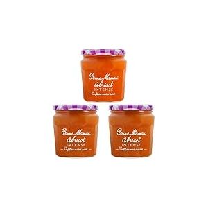 Bonne Maman - Confiture Abricot Intense - Riche en Fruits et moins sucr&eacute;e - 335g. (Lot de 3)