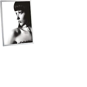 MASCAGNI - Cadre photo couleur argent - métal couleur argenté - Taille photo 15x20cm - Rectangle