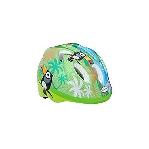 Schwinn Casque de vélo motif personnage pour enfants et tout-petits, pour vélo, trottinette, skateboard, âge de 1 à 3 ans, ajustement confortable par molette, 44-50 cm, Vert (Green Jungle)