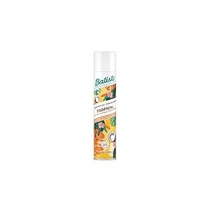 Batiste Shampooing Sec, Tropical, Rafraichit les Cheveux et Apporte du Volume, Parfum Noix de Coco et Ananas, Absorbe Excès de Sebum, Sans Rinçage, 280ml