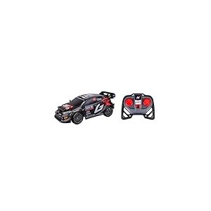 Nikko Voiture RC Toyota Gazoo Racing Sweden Rally 2024 – Rovanperä 1:18 – Télécommande 2,4 GHz, LED, Vitesse 9 km/h, Portée 40 m – Technologie Dès 6 Ans