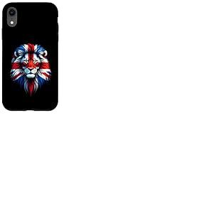 Drapeau Union Jack Tête de Lion Union Jack Coque pour iPhone XR