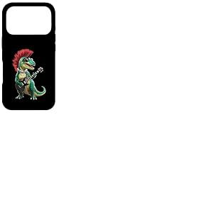 Chemises Punk Dinosaure Rock and Roll pour Enfants Goth Dinosaure Guitare Coque pour iPhone 17 Pro