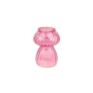Talking Tables Bougeoir en Verre en Forme de Champignon Rose | Vase à bourgeons | Décorations de Table de Noël élégantes | Cadeau de Noël pour Elle ou Lui décoration d'intérieur, Cadeau de Noël, Père