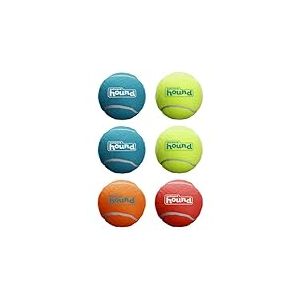 Outward Hound Squeaker Ballz & Tennis Ballz &ndash; Balle de Tennis couinante et rapportant pour Chien