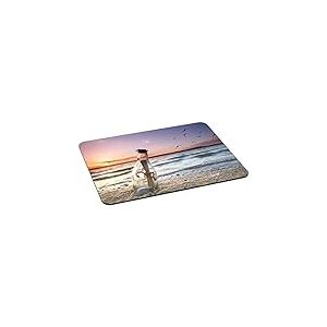 PEDEA Tapis de souris design grand message dans une bouteille