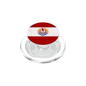 Drapeau de la Polyn&eacute;sie Fran&ccedil;aise Tahiti PopSockets PopGrip pour MagSafe